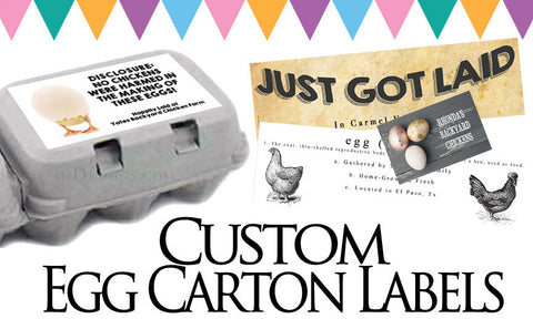 Egg Carton Labels