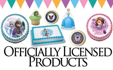 Officially Licensed Edible Cake Topper Images