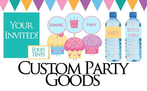 Custom Party Goods