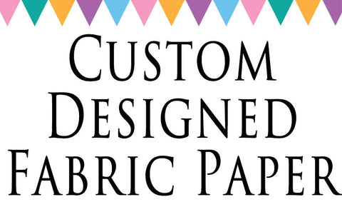 Custom Edible Image Fabric Paper