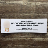 Custom Egg Carton Labels Personalized with Your Information - Never Forgotten Designs
