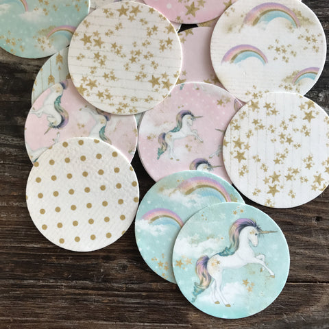 Magical Unicorn Pegasus Edible Frosting Images