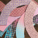 Mermaid Scale Cupcake Wraps