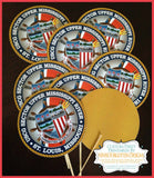 Custom Printable Cupcake Toppers - Never Forgotten Designs