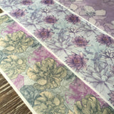 Edible Cream & Lavender Floral Designs on Wafer Paper - Never Forgotten Designs