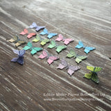 Edible Colorful Miniature Butterflies on Wafer Paper - Never Forgotten Designs
