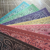 Edible Bandana Handkerchief on Wafer Paper - Never Forgotten Designs