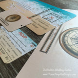Custom Flat Card Wedding Invitation Sets - Never Forgotten Designs