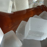 Edible Sugar Isomalt Ice Cubes & Beer Bottle for Cakes