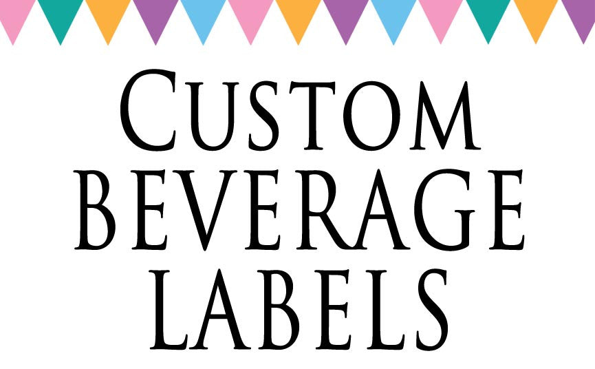 Custom Beverage Labels - Never Forgotten Designs