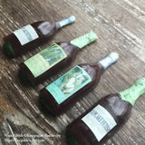 Mini Edible Wine Sugar Bottle Cupcake Topper