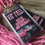 COMPLETE VIP INVITAITON BADGES FOR PARTY LIMO BUS EVENTS - Never Forgotten Designs