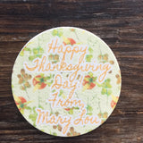 Personalized Edible Image for Pumpkin Pies on Frosting Paper