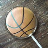 Basketball Themed Lollipop Suckers