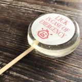 Custom Image Hard Candy Sucker Lollipops