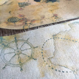 Edible Wafer Paper Pirate Map