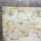 Edible Wafer Paper Pirate Map