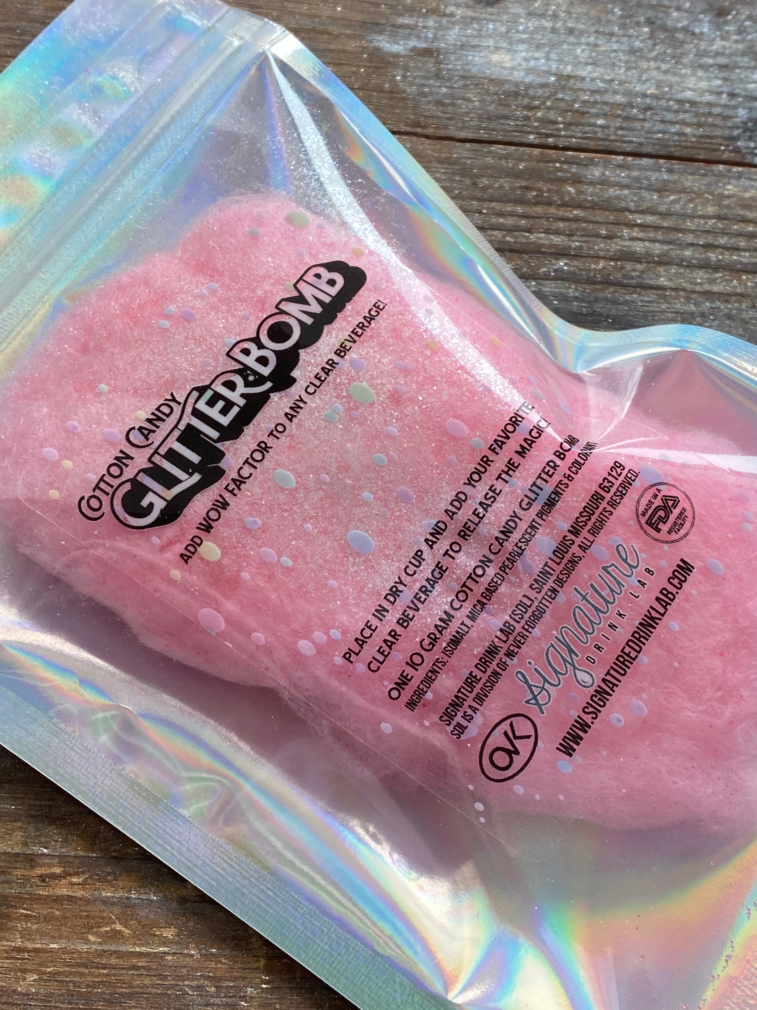 Cotton Candy Glitter Bombs - PrePackaged