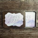 Purple Clouds Watercolor Designer Egg Carton Labels with Premium Printing