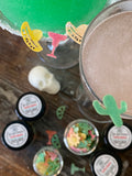 Fiesta Shapes Cactus Margarita Sombero Lime Sun Edible Fun Food Sprinkles