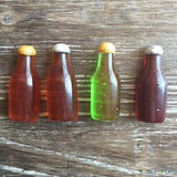 Mini 1.75 Inch Hard Candy Sugar Beer Bottle Cupcake Topper