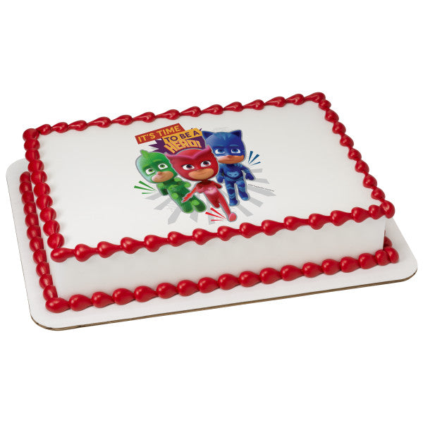 Officially Licensed PJ Masks Edible Cake Image Toppers