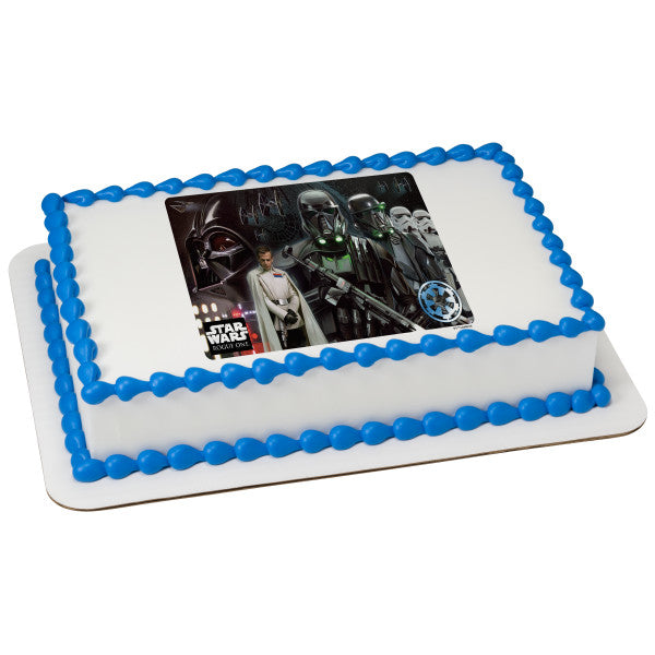 Officially Licensed Star Wars Rogue One Edible Cake Image Toppers