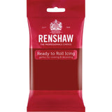 Renshaw Fondant 250 Gram Packs in Red - Black - Navy Blue and WHite