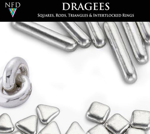 Rod, Triangle or Square Dragees 1 Lb. Bag