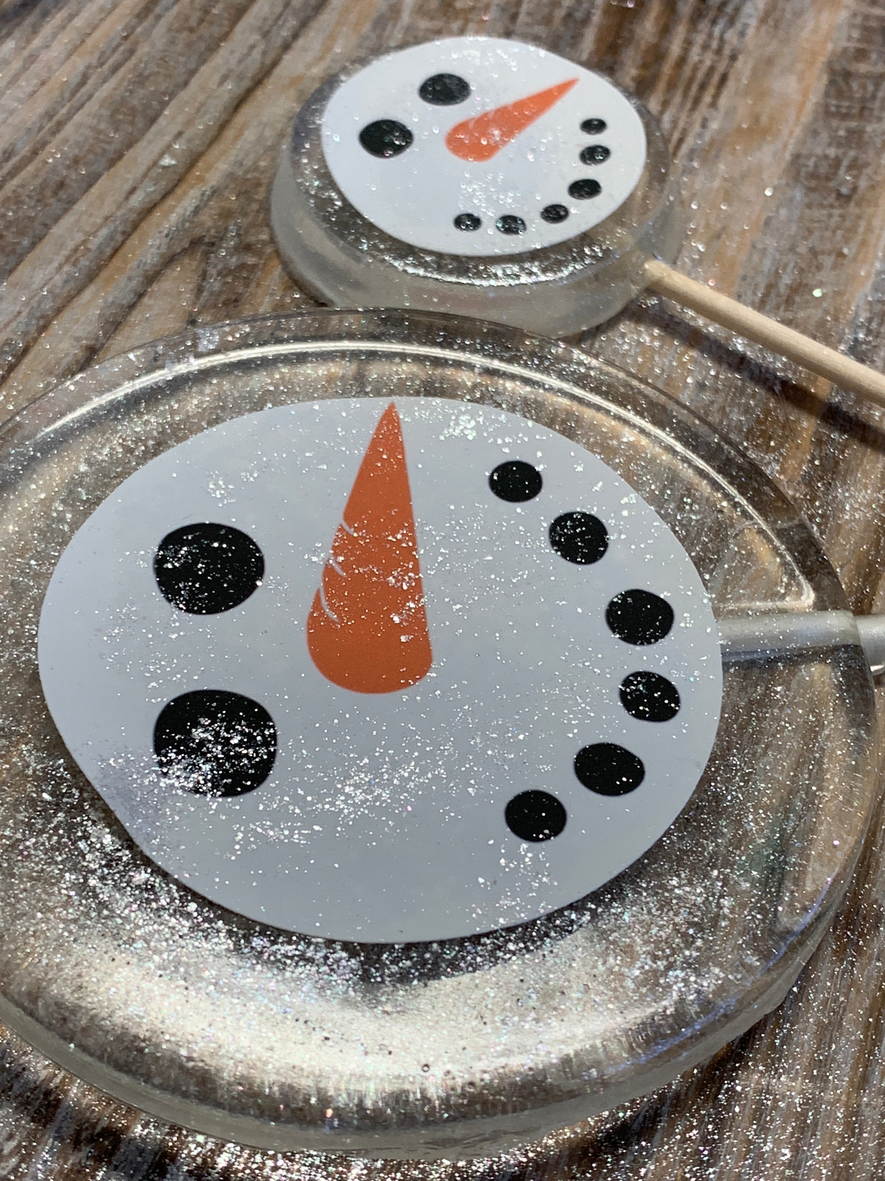 Large & Small Snowman Lollipops