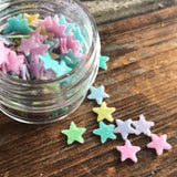 Edible Wafer Paper Snowflakes Sprinkles Flash Dust Glitter Infused