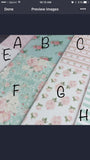 Edible Fabric Paper Bandanas Blue Jean Shabby Chic and More