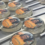 Custom Image Hard Candy Sucker Lollipops