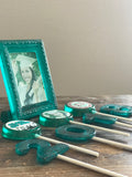 Edible Hard Candy Sugar Graduation Picture Frame Photo Cake Topper Gift