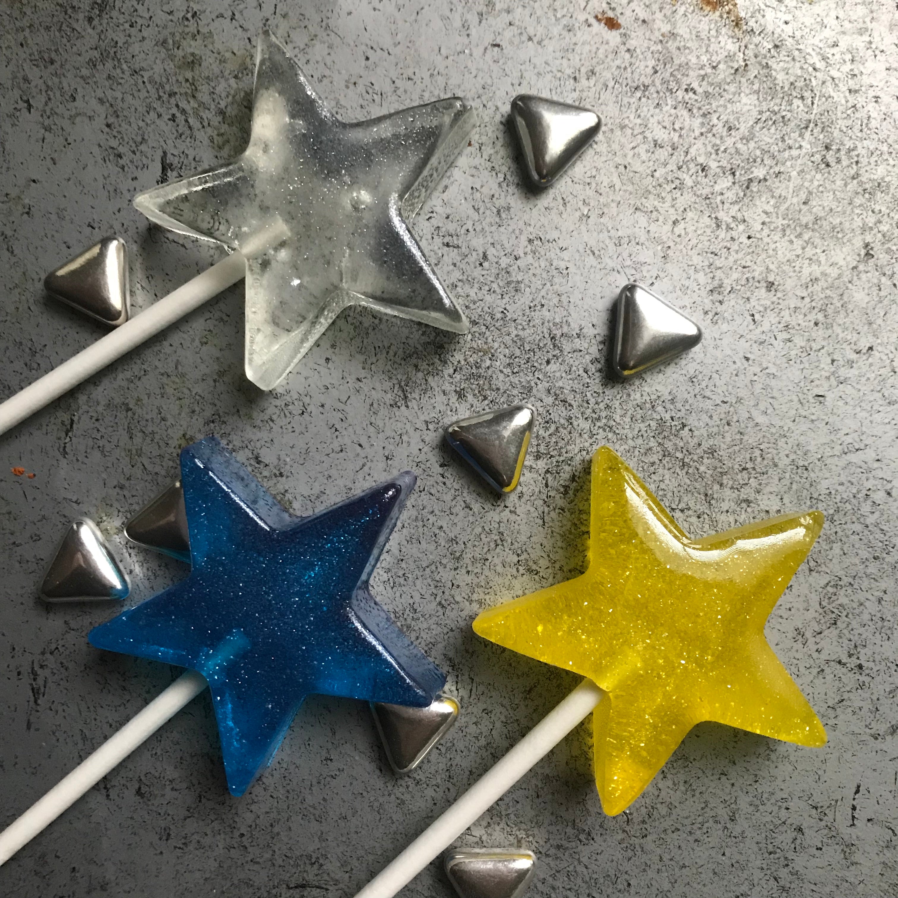 Sparkle Star Lollipops