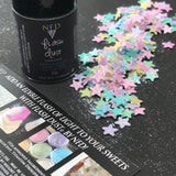 Colorful Star Glitter Fun Food Sprinkles© by Never Forgotten Designs