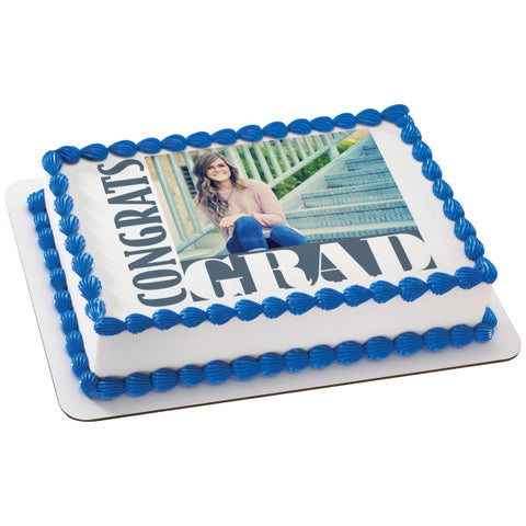 Graduation Edible Cake Image Toppers for Graduate